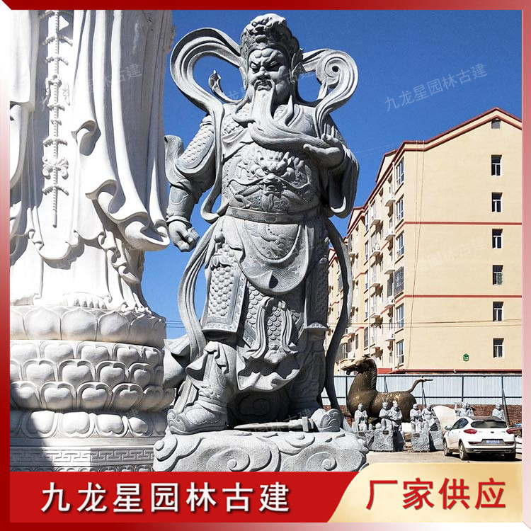 石雕伽藍菩薩圖片